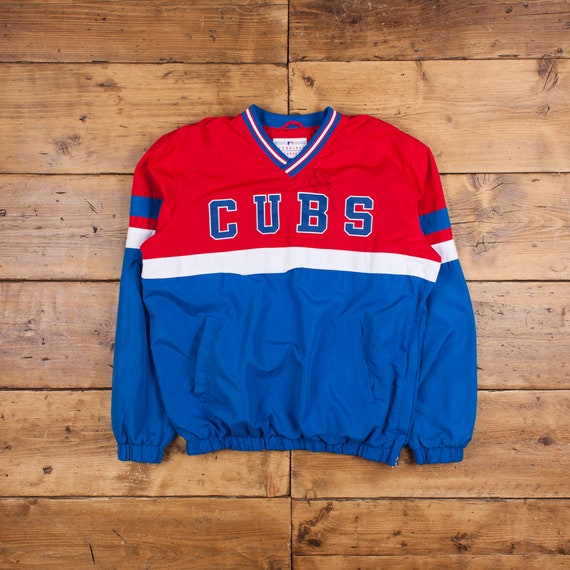 Vintage MLB Windbreaker Jacket M Chicago Cubs  Ro… - image 1