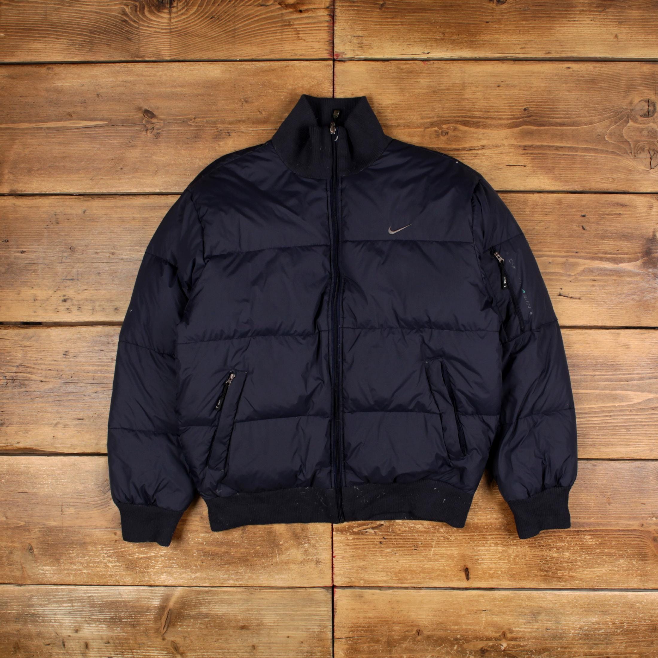 ジャケット・アウター 00s OLD NIKE 2tone puffer down jacket 2000's Nike Men's Two-Tone Reversible Quilted Down Puffer