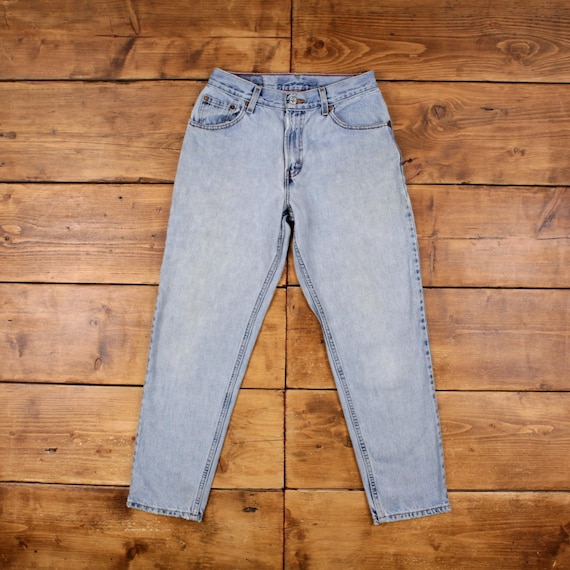 Vintage Levis Jeans 29 x 29 Stonewash Straight Blue Womens Red Tab Denim