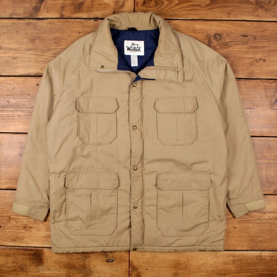 【80sXL〜XXL】 Woolrich made in usaウールジャケット Buy Vintage Woolrich Outdoor Jacket XL 80s Padded Chore USA Made
