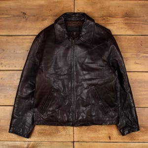 J.crew Leather Jacket - Etsy