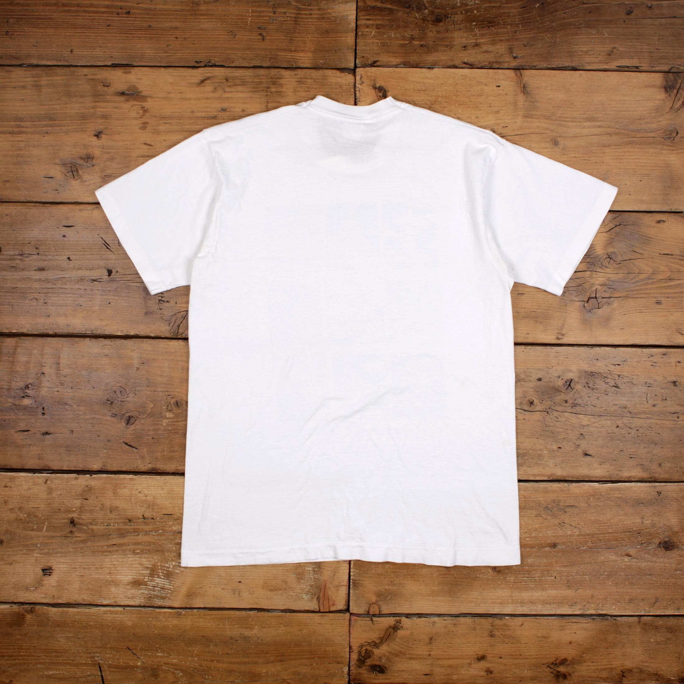 Vintage Fruit of the Loom Single Stitch T Shirt Graphic Large 90s