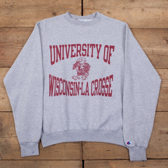grey college crewneck