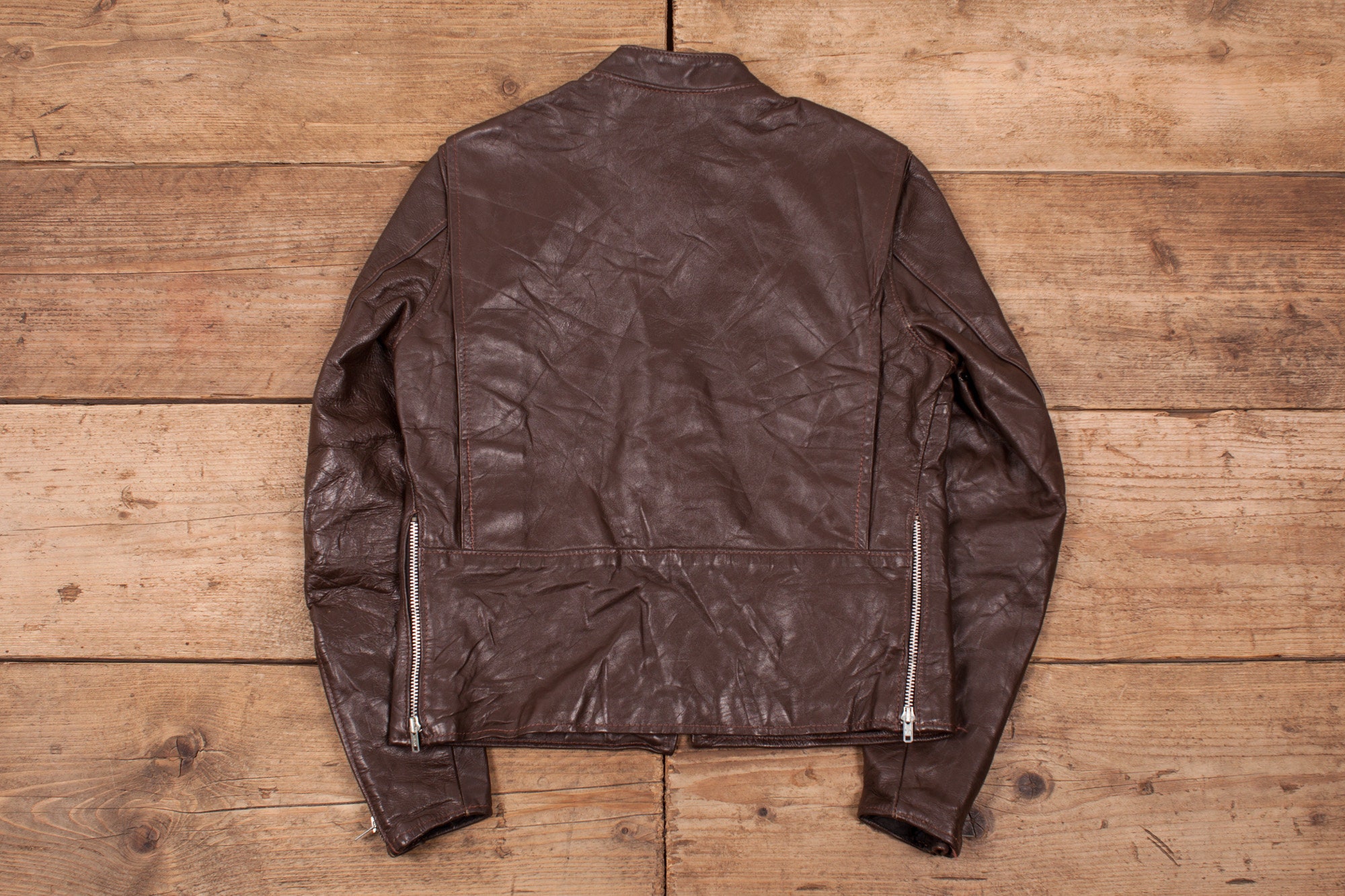 Vintage Brooks Leather Jacket Medium 70s Talon Zip USA Made - Etsy Vintage Brooks Leather Jacket Medium 70s Talon Zip USA Made - Etsy
