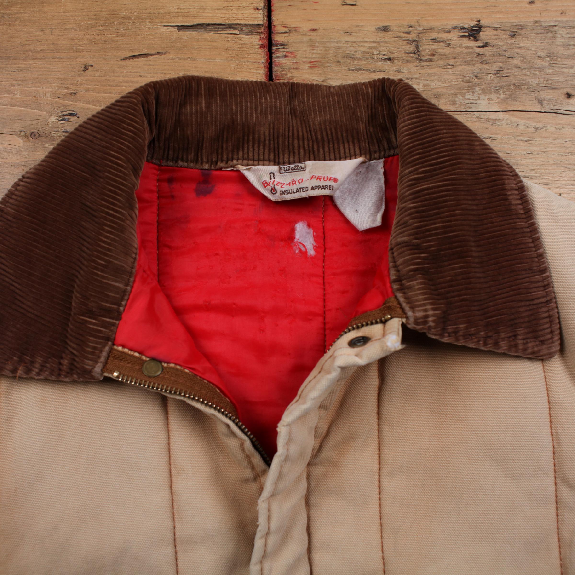 Vintage Walls Workwear Jacket L Mens 90s Beige Blizzard Pruf