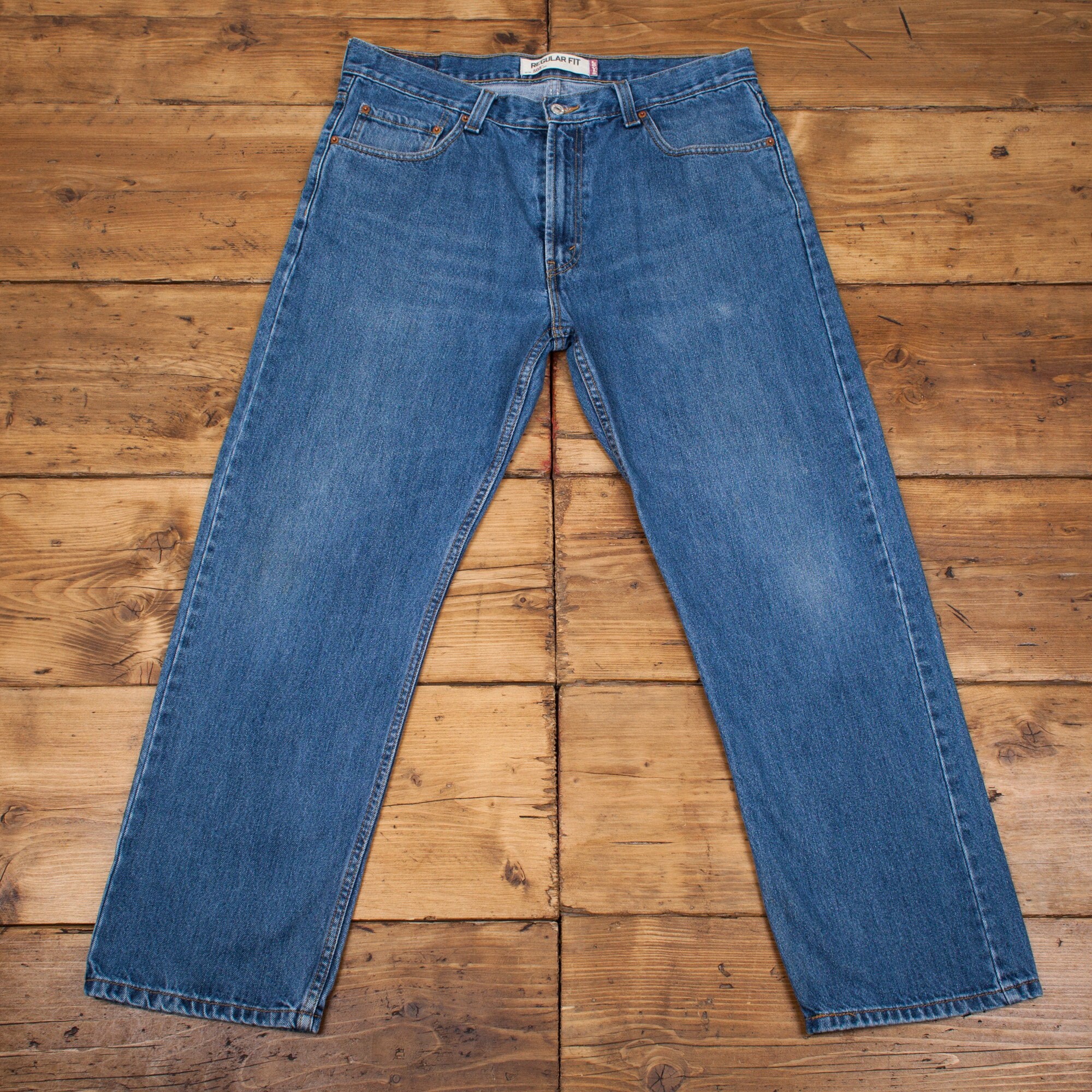 Vintage Levis Levi 505 Stonewash Blue Straight Leg Denim Jeans | Etsy  Australia