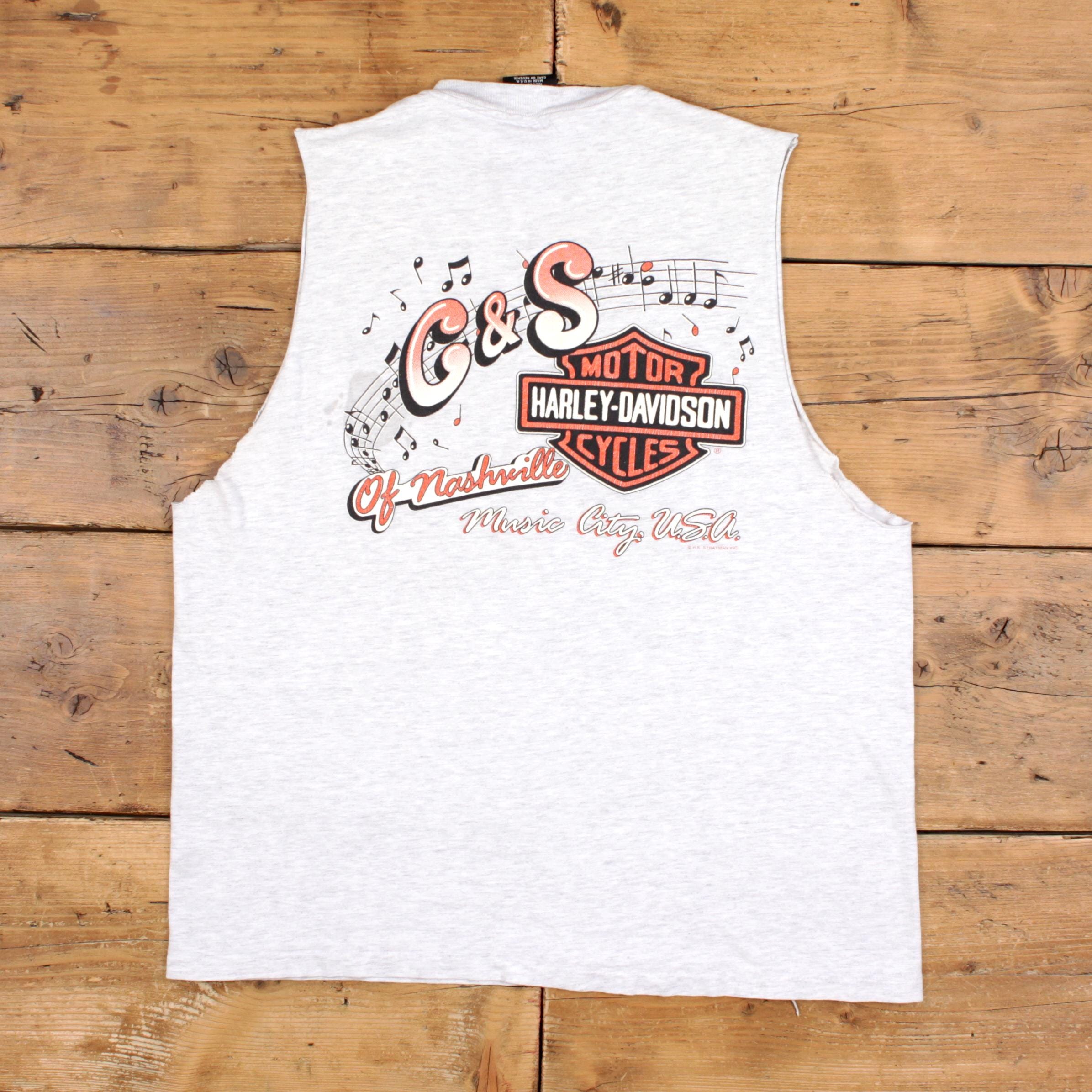 ヴィンテージ ハーレーダビッドソン Tシャツ XL メンズ グレー 90年代