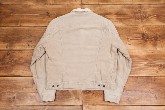 Vintage Levis Sherpa Jacket XL Beige 