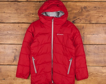 Vintage Columbia Puffer Jacket XS Gorpcore Full Zip Hooded