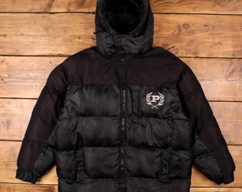 PHATFARM Down Jacket bboy B系 HIPHOP Vintage Phat Farm Puffer Jacket L Hip Hop Black - Etsy