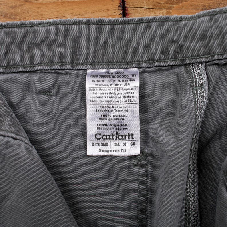 Vintage Carhartt Carpenter Pants Trousers 33x30 Dungaree Fit Unisex Straight image 5
