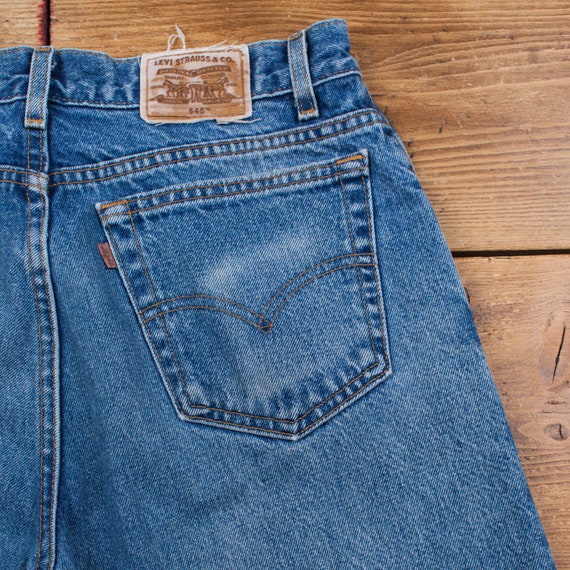 Vintage Levis 545 Jeans 34 x 30 USA Made Stonewas… - image 9