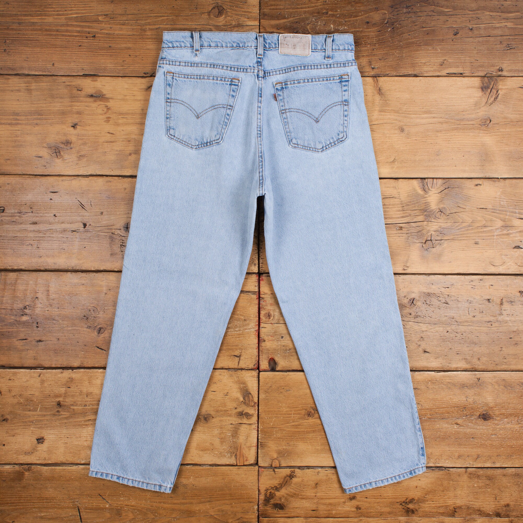 Vintage Levis 540 Jeans 35 X 29 90s Stonewash Straight Blue Brown 