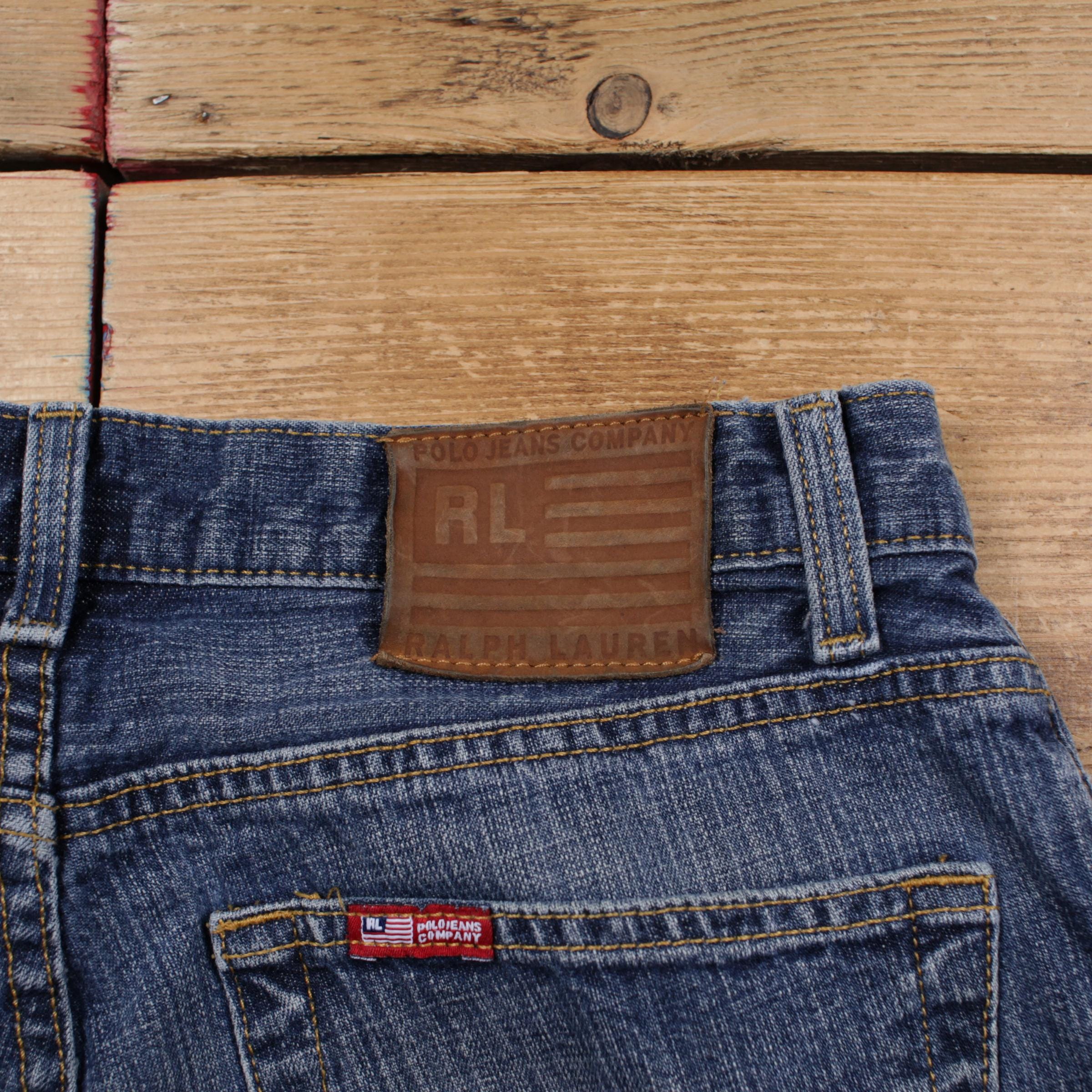 Ralph Lauren Cropped Saturday Jean Jeans 31x26 Womens 00s Blue