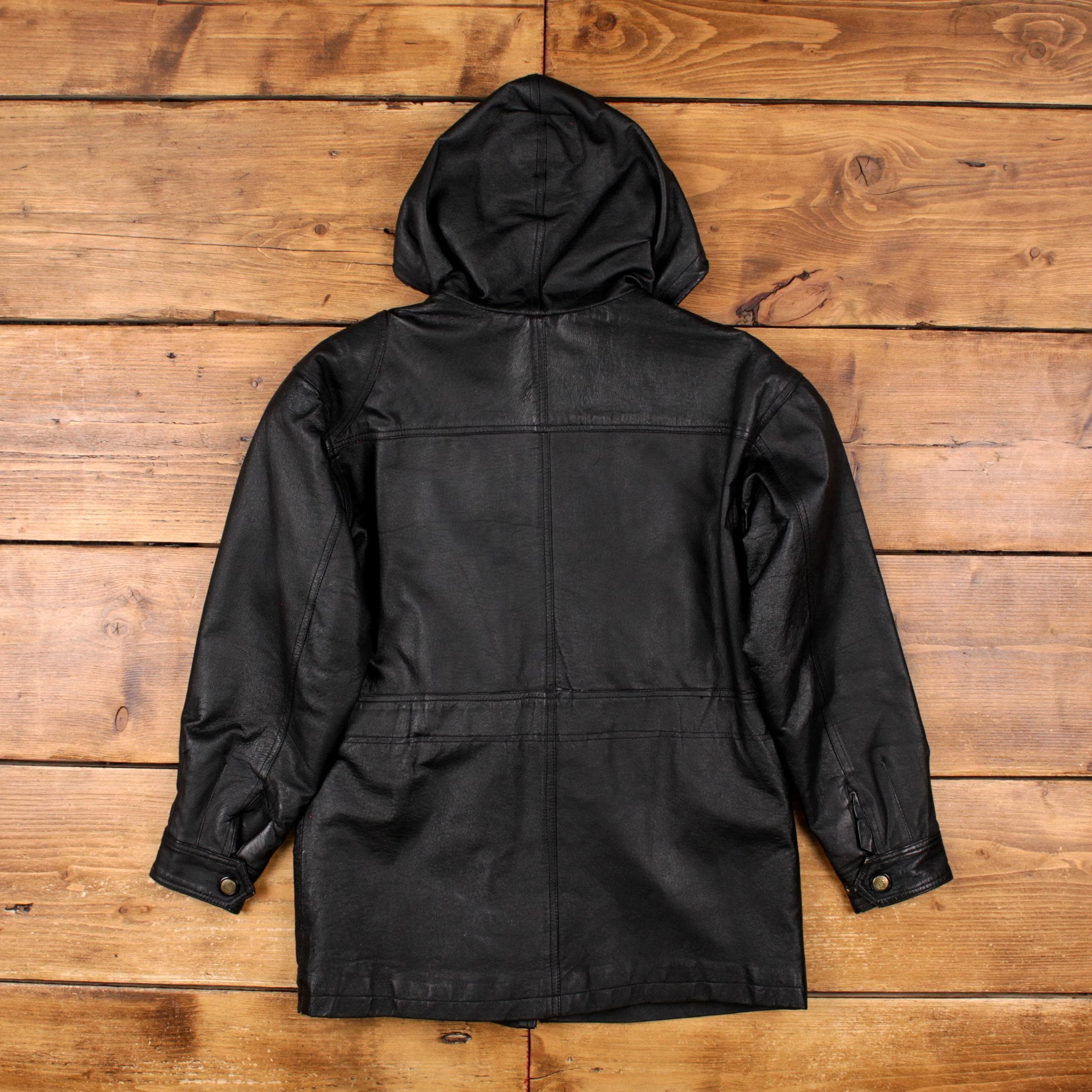 Vintage N.Y.D.A. Leather Jacket M 90s Black - Etsy