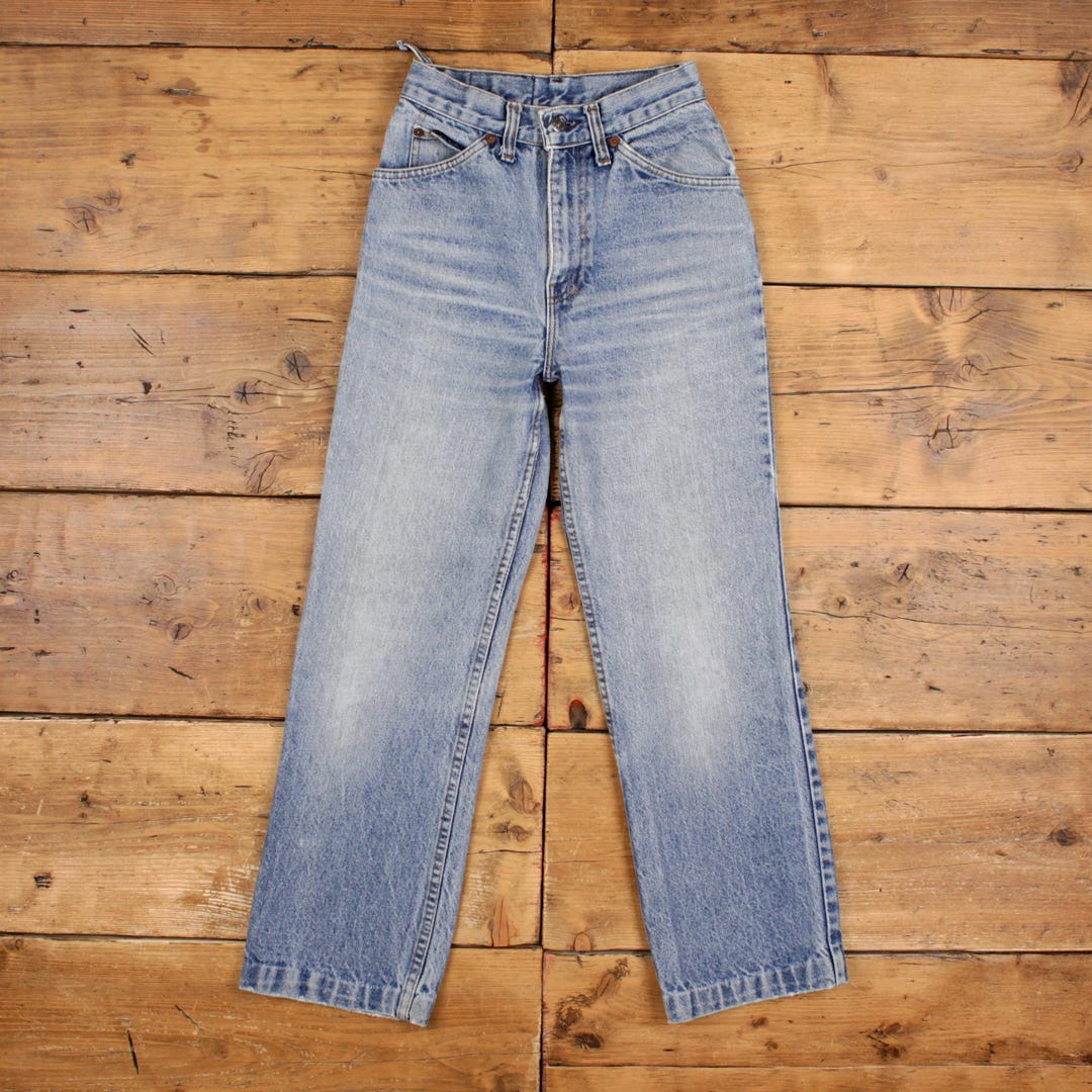 Vintage Levis California Straights Jeans 24 X 26 Talon Zipper 80s