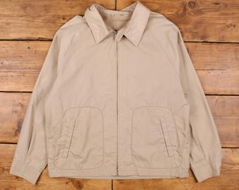 Vintage 90s Mcgregor Sportswear Bomber Jacket Full Zipper Made in