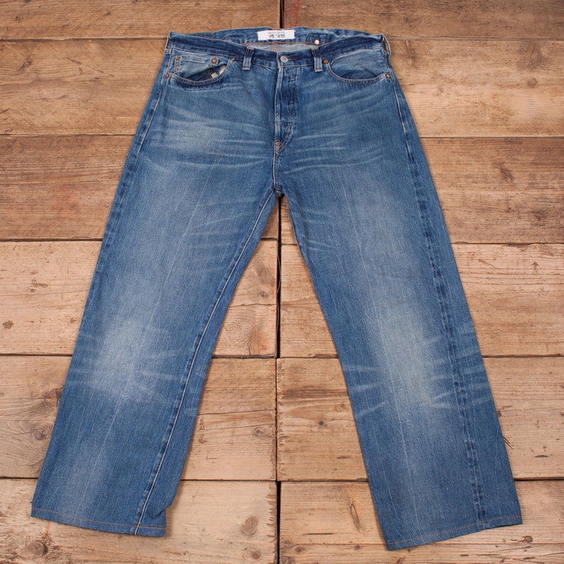 Mens Vintage Levis LVC 501XX Buckle Back Selvedge Denim Jeans Etsy