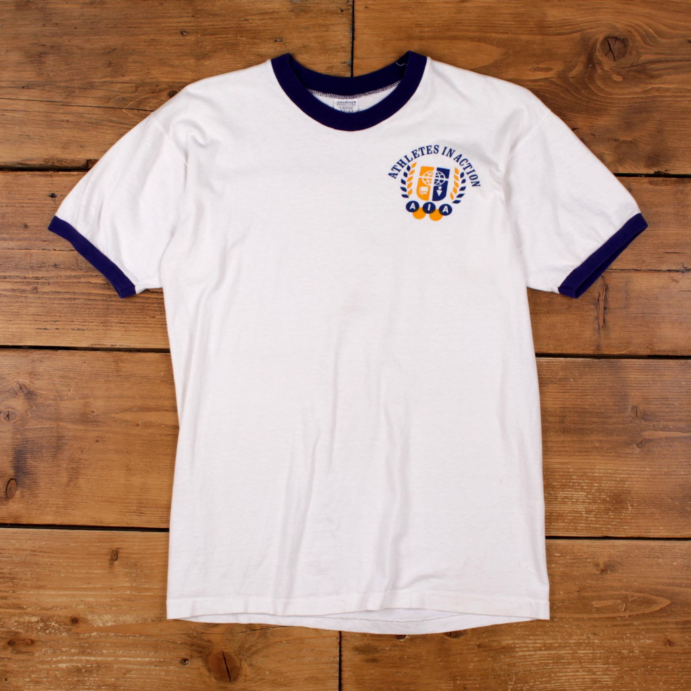Champion Ringer Tshirt - Etsy Canada