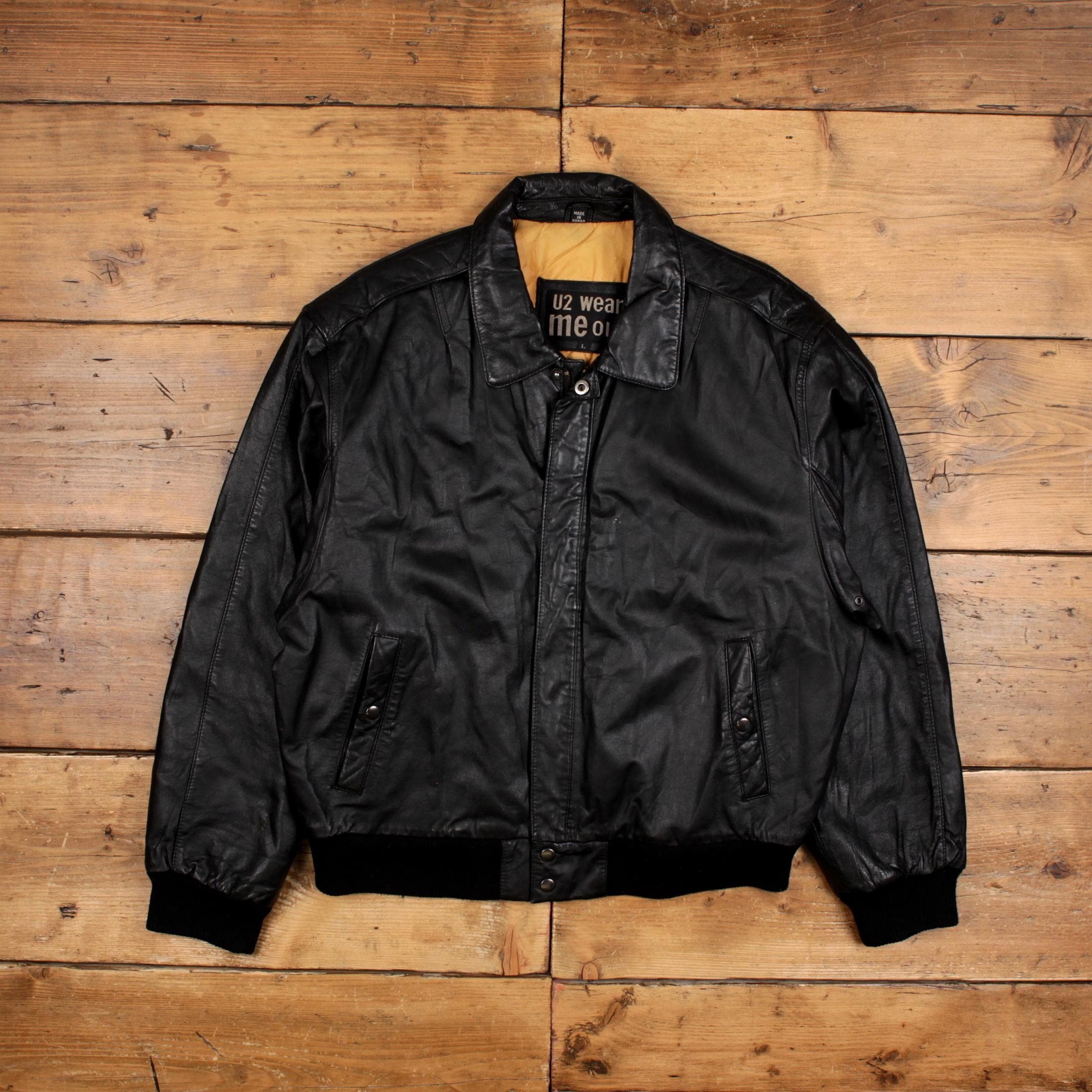 U2 Wear Me Out Leather Jacket - Etsy