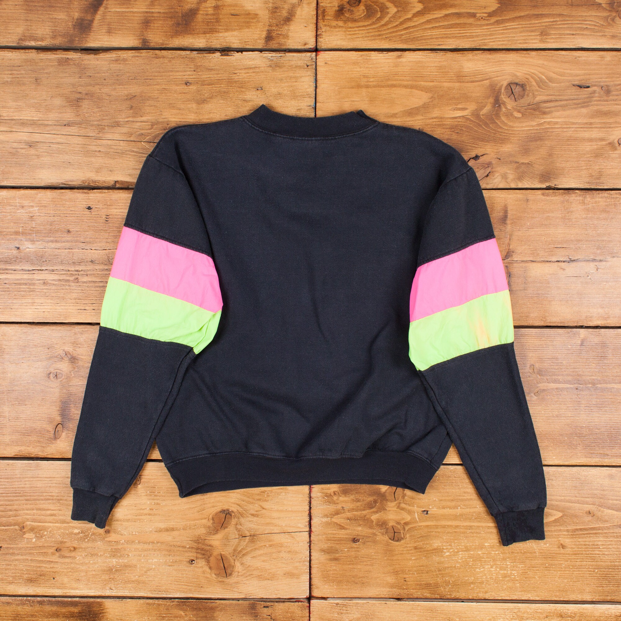 Vintage Diport USA Graphic Sweatshirt M 90s Florida Roundneck Mens Black