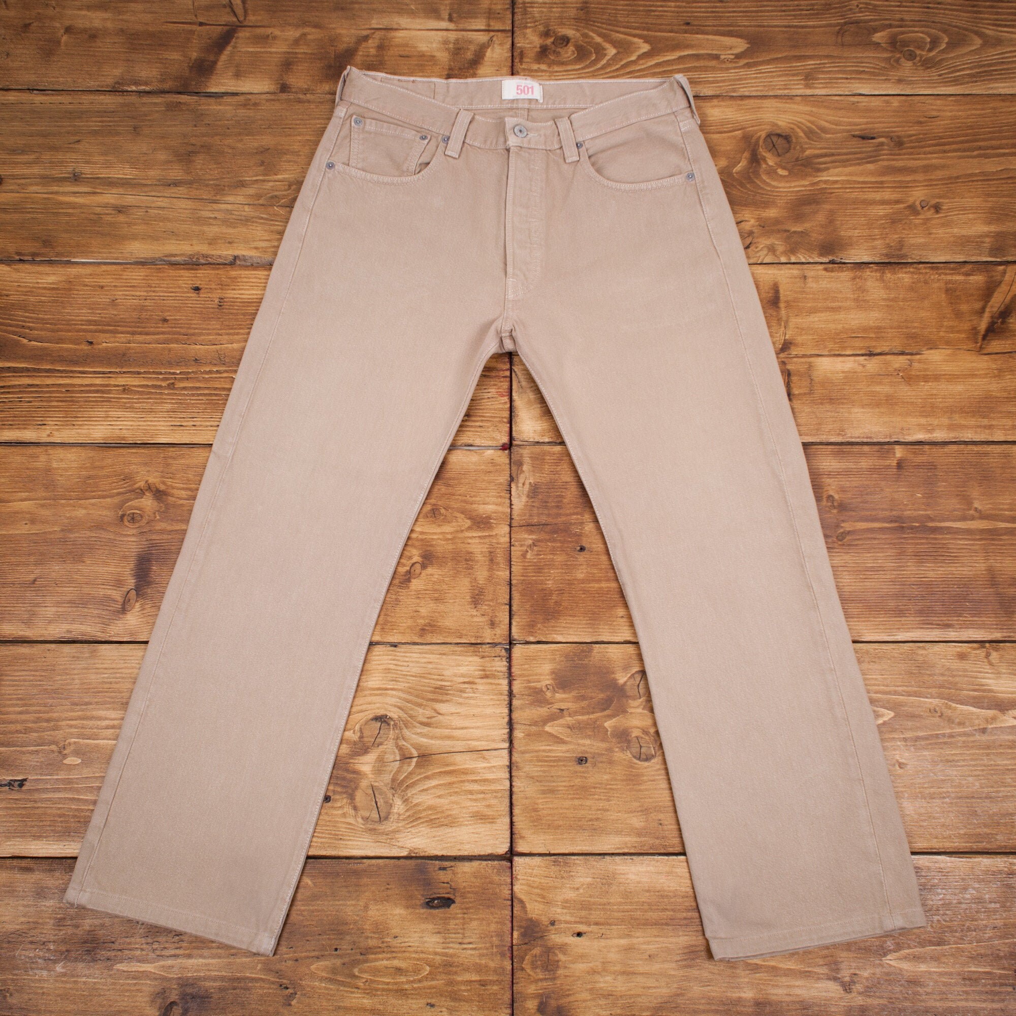 levis 501 beige denim jeans