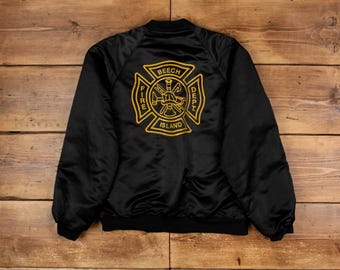 HARTWELL アメリカンフットボール ジャケット M ブラック/イエロー HARTWELL スタジャン80s〜90s - メルカリ