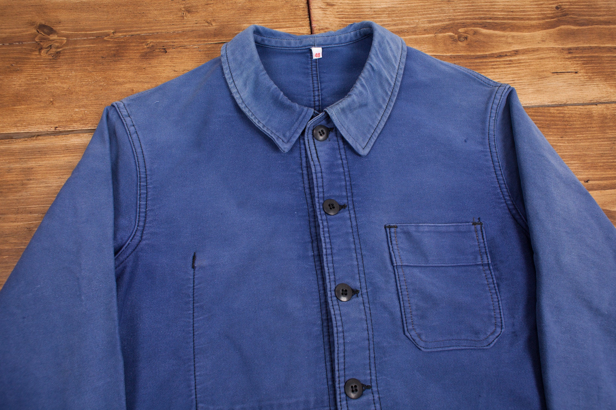 Mens Vintage 60s Adolphe Lafont Blue French Moleskin Workwear - Etsy UK