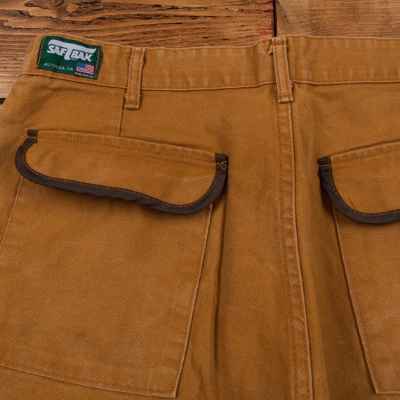 Vintage SafTbak Workwear Pants Trousers 40x31 USA… - image 8