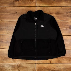Vintage North Face Outdoor Jacket 3XL Denali Fleece Black Womens