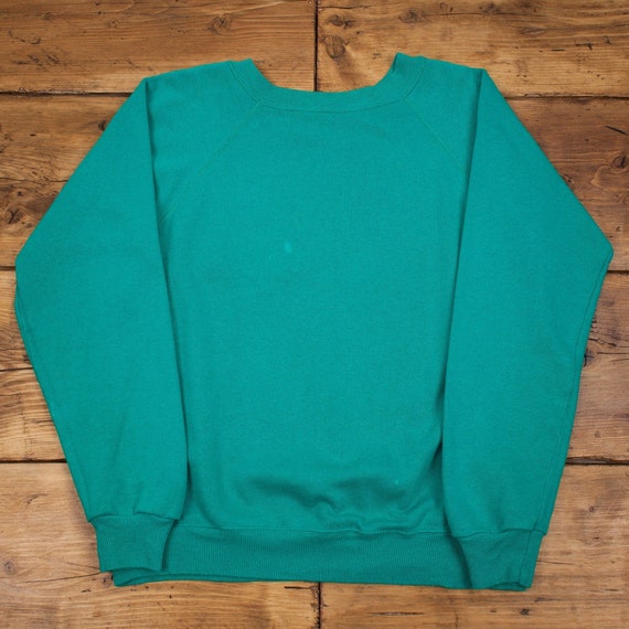 Vintage Hanes Blank Sweatshirt Medium 90s USA Mad… - image 1