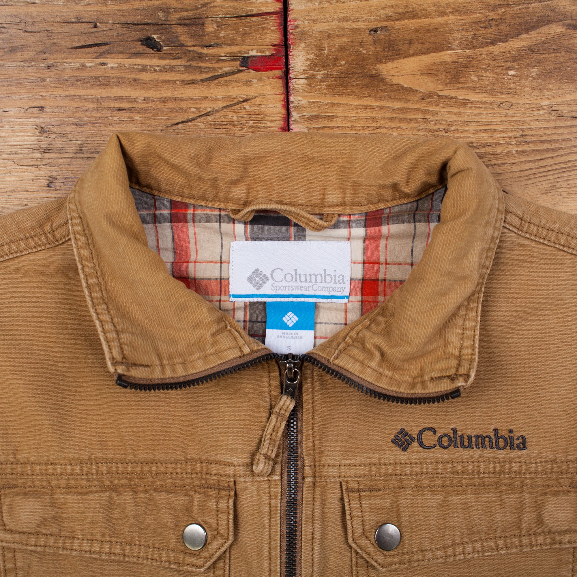 Vintage Columbia Utility Jacket S Beige Womens Zip - Etsy