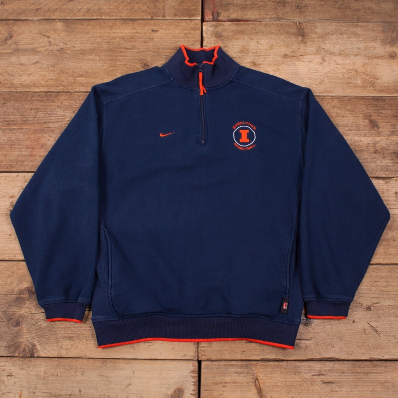 vintage nike half zip sweatshirt