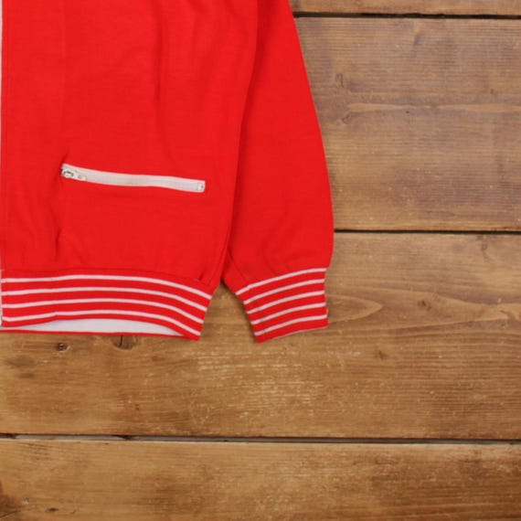 Vintage White Stag Track Jacket M 70s Talon Zip Red - Etsy