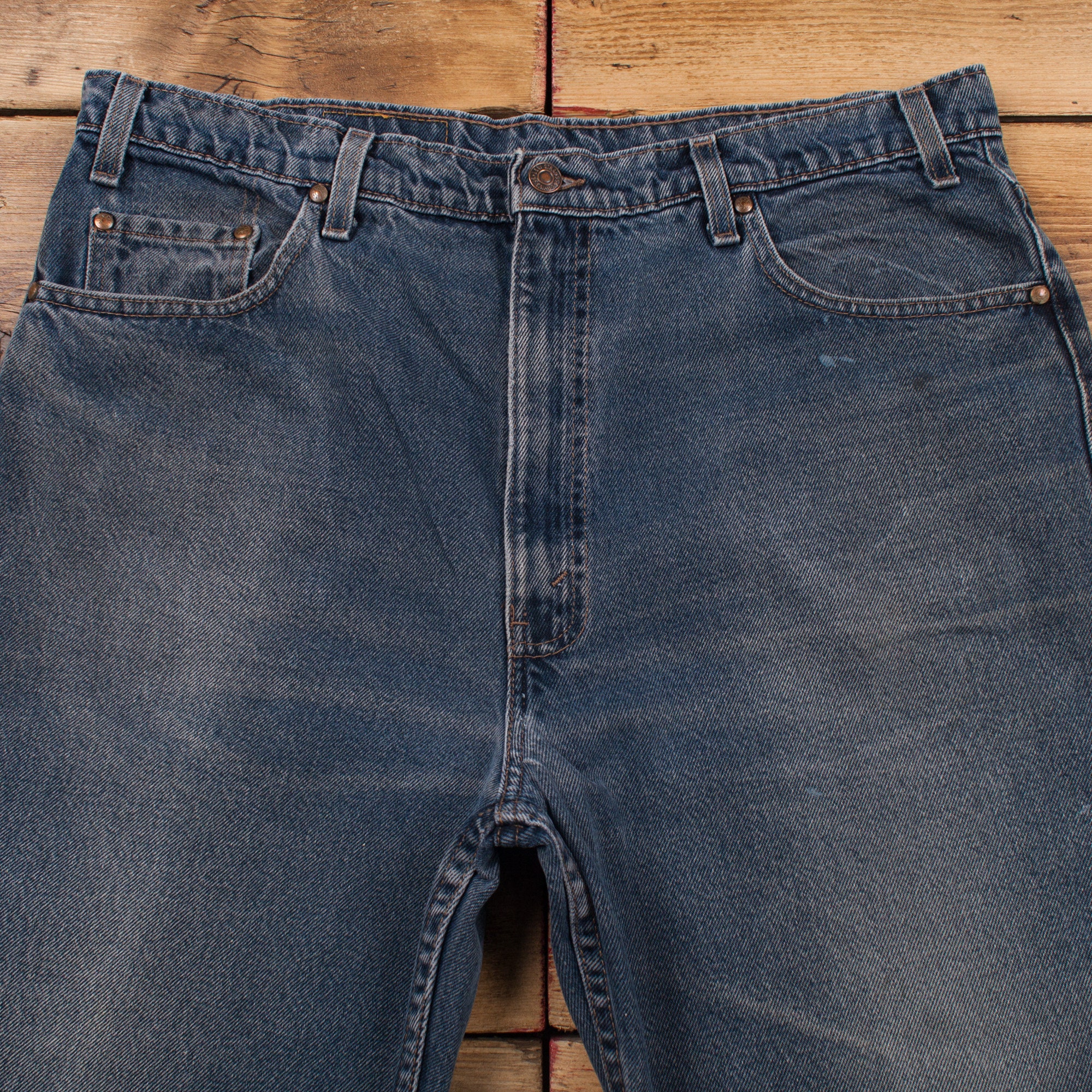 Vintage Levis 540 Jeans 36 X 27 USA Made 90s Dark Wash