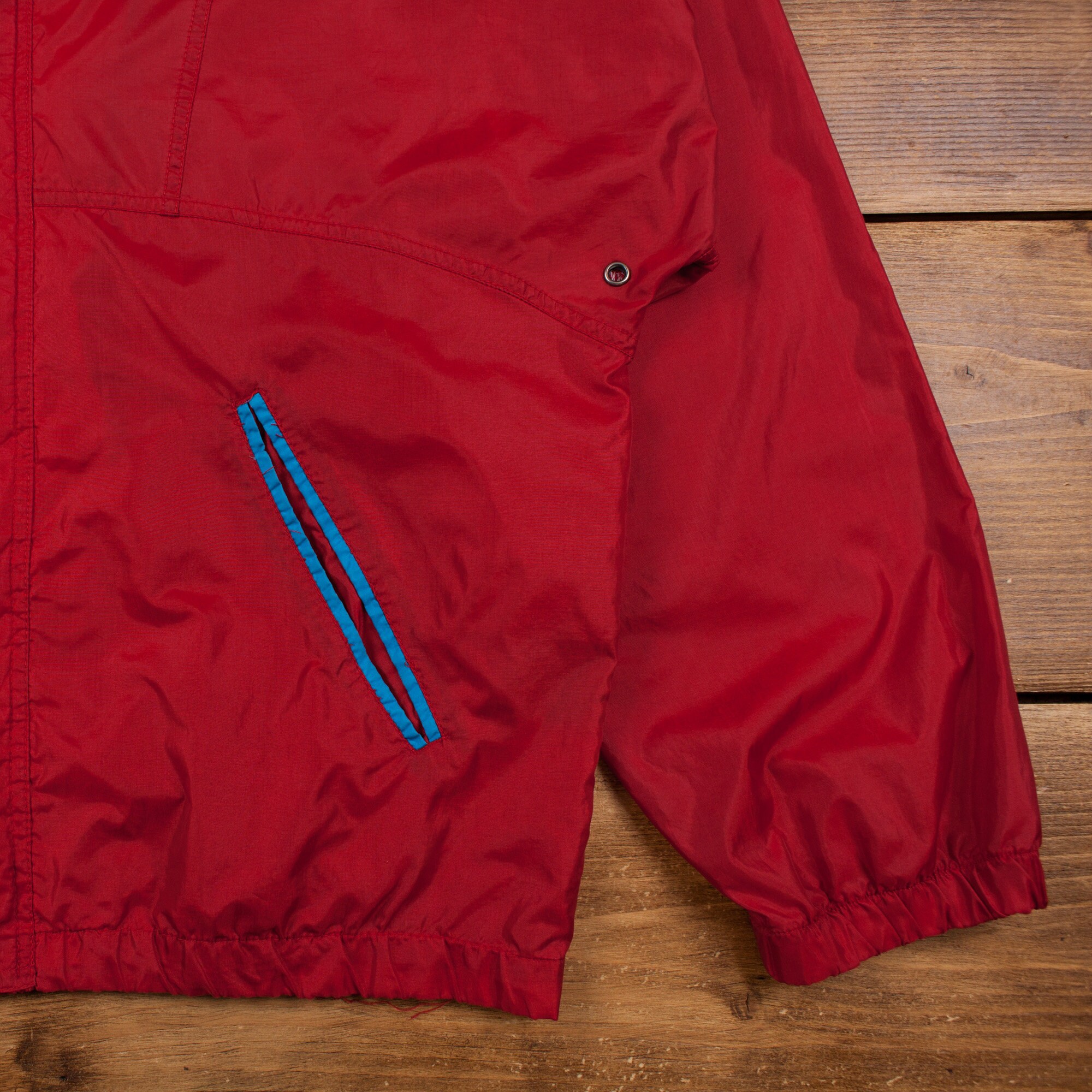 Vintage Oshkosh Windbreaker Jacket L 90s Outdoor Red Zip - Etsy