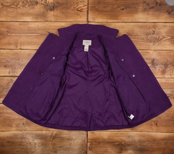 Vintage L.l.bean Fleece Jacket L Double Breasted Purple Vintage L.l.bean Fleece Jacket L Double Breasted Purple