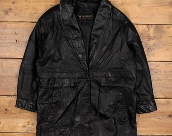 Vintage Wilsons Leather Jacket M 90s M.julian Lined Brown - Etsy