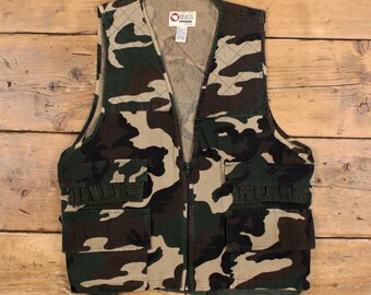 Vintage Selima Apprel Camo Military Vest Jacket - Etsy