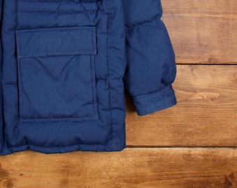 Vintage St John's Bay Puffer Jacket L Blue - Etsy