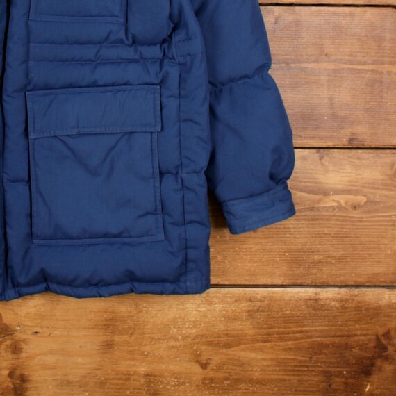 Vintage St John's Bay Puffer Jacket L Blue - Etsy