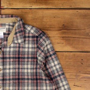 Vintage Pendleton Wool Flannel Shirt Plaid L Womens Long Sleeve Heritage Outdoor image 6
