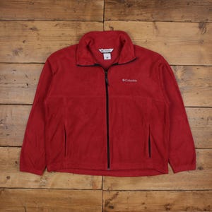 Vintage Columbia Outdoor Jacket XL Fleece Fleece Red