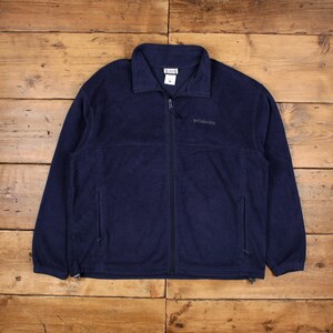 Vintage Columbia Outdoor Jacket 2XL Fleece Fleece Blue