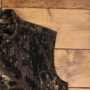 Chaleco polar Browning 2XL para hombre, color marrón, camuflaje Real Tree, chaqueta de caza con cremallera. imagen 5