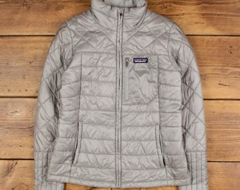 Vintage Patagonia Steppjacke S Grau Damen