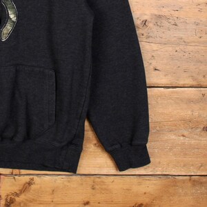 Browning Hoodie Sweatshirt M Mens Deer Logo Outdoor Camo Realtree Grey image 7