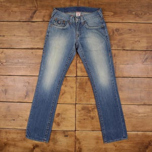 Vintage True Religion jeans broek broek 33 x 34 VS gemaakt stonewash denim Y2K