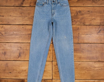 vintage Levis 550 Jeans 28 x 32 USA Made 90s Stonewash Tapered Bleu Femme