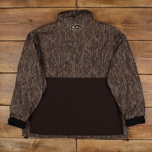 Drake Waterfowl Systems Jacket 2XL Mens Brown Polyester Pullover 1/4 Zip image 2
